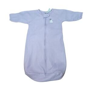 Baby Girl New Vintage 18 Months Purple Fleece Bunny Sleep Bag